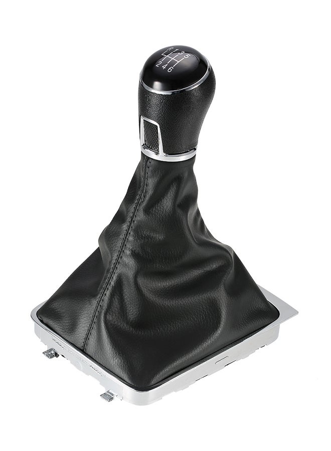 6 Speed Gear Shift Knob Leather Boot for VW Passat B7