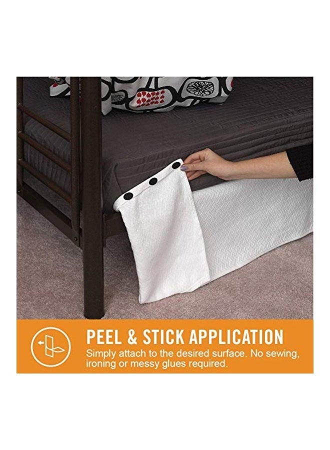 VELCRO Brand 8-Piece Sticky Back For Fabrics Black 1x0.75inch - Image 2