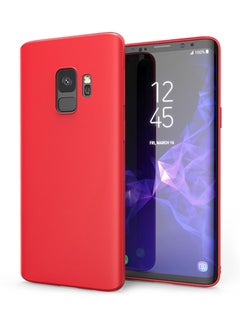 yopah Protective Silicone Back Case Cover For Samsung Galaxy S9 Plus Red  - Image 1