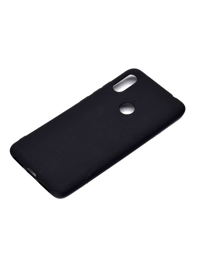 yopah - Protective Silicone Back Case Cover For Xiaomi Redmi Note 6 Pro Black - Image 1