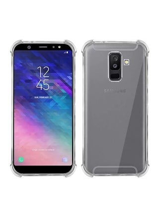 Protective Silicone Back Case Cover For Samsung Galaxy A6 Plus (2018) Clear - v1558431179/N25900356A_1