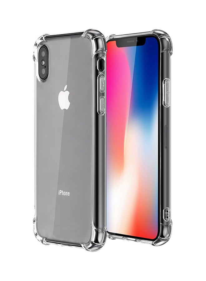 يوبا غطاء حماية خلفي سيليكون لهاتف آيفون XS ماكس شفاف - Image 2