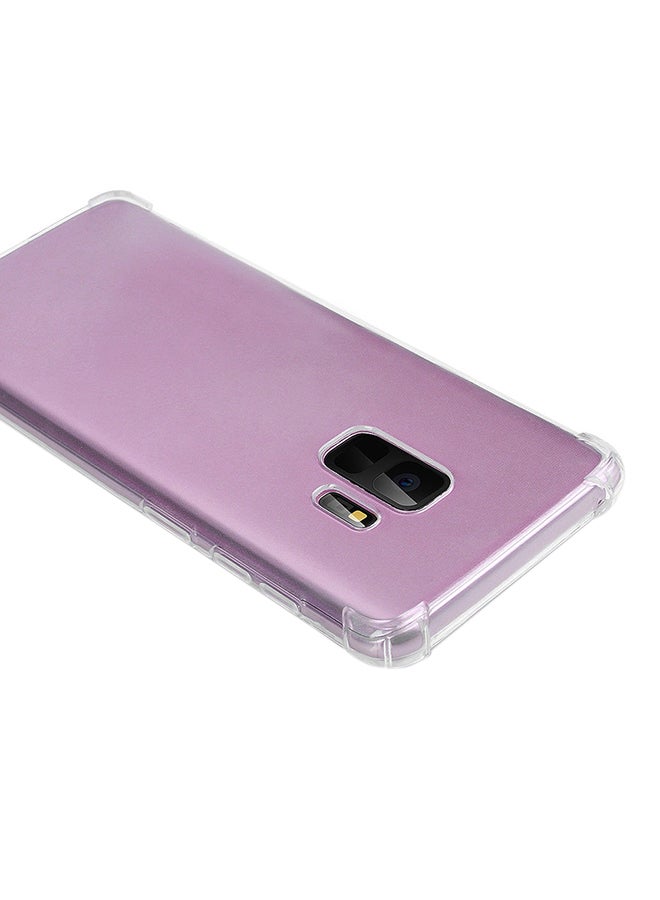 يوبا غطاء حماية خلفي من السيليكون لهاتف سامسونج جالاكسي S9 Plus شفاف - Image 3