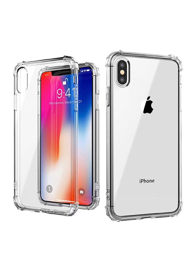 يوبا غطاء حماية خلفي سيليكون لهاتف آيفون XS ماكس شفاف - Image 1