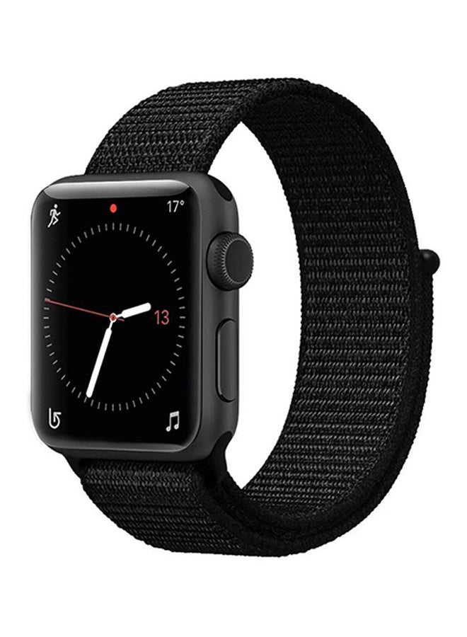 INEIX - Nylon Strap Band For Apple Watch Black - Image 1