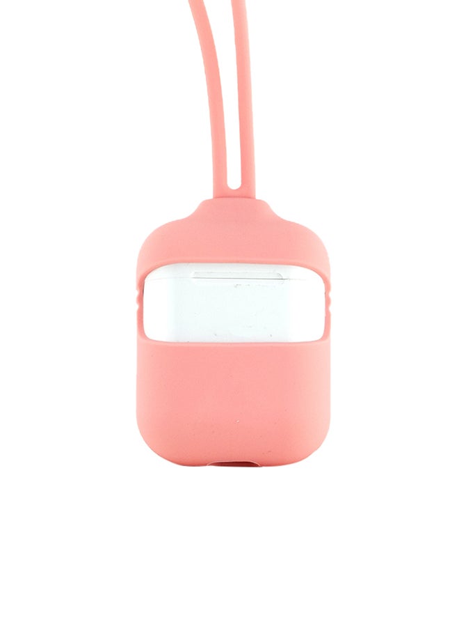 Capsule - Protective Case With Strap For Apple AirPods Pink - Image 1
