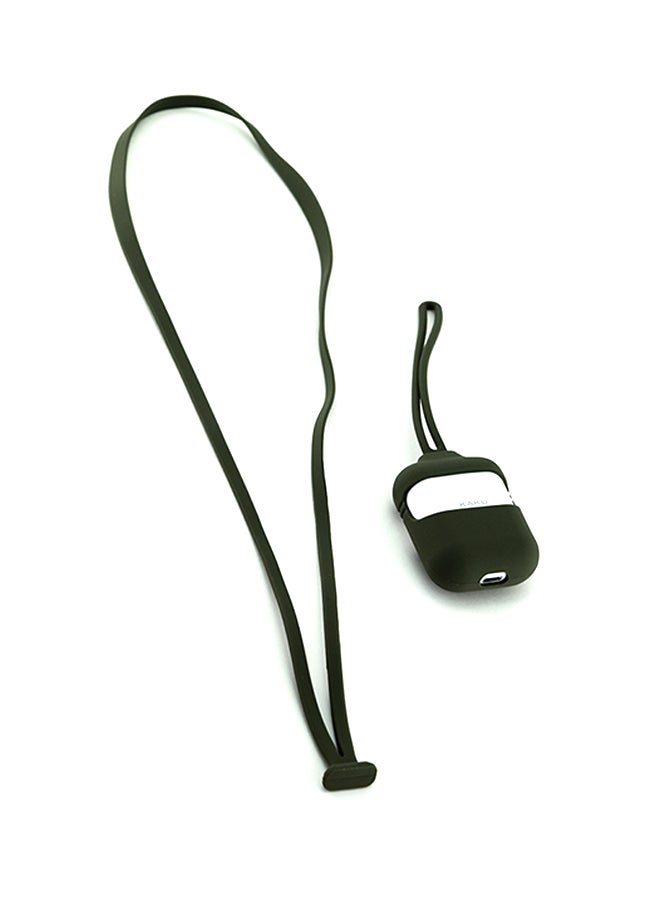Capsule - Case With Strap For Apple AirPods Green - Image 1