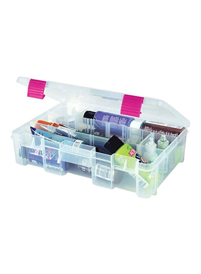 Pro-Latch Deep Utility Organizer Clear 10.9x7.4x2.8inch