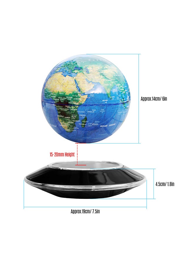 Magnetic Levitation Floating Globe Multicolour 6inch - Image 2