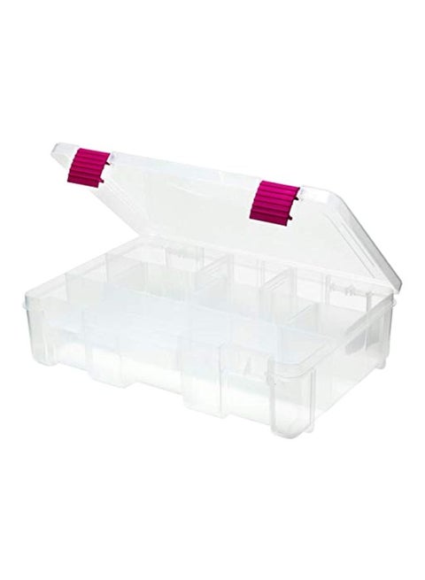 Pro-Latch Deep Utility Organizer Clear 10.9x7.4x2.8inch