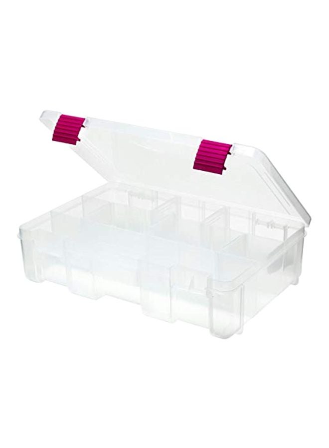 Pro-Latch Deep Utility Organizer Clear 10.9x7.4x2.8inch