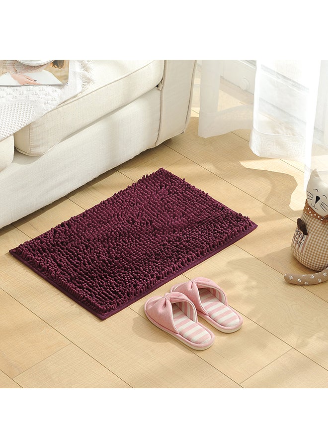 Microfiber Washable Indoor Rug Red 40×60cm - Image 2