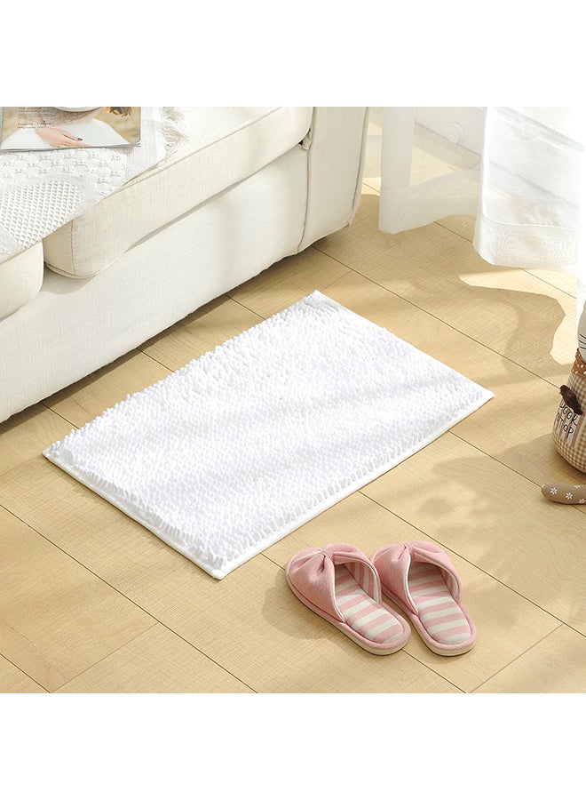 Microfiber Washable Indoor Rug White 40×60cm  - Image 2