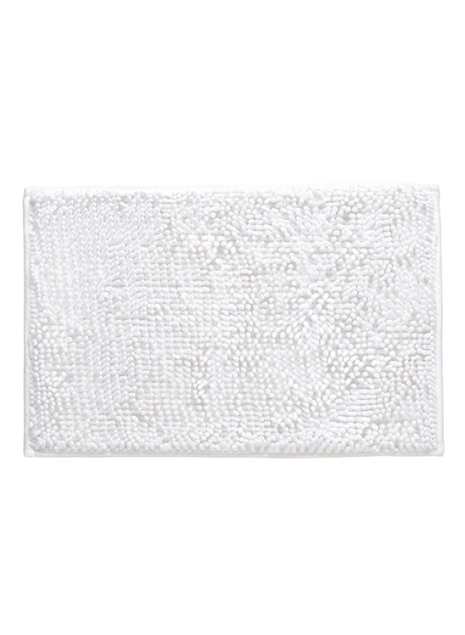Microfiber Washable Indoor Rug White 40×60cm  - Image 1