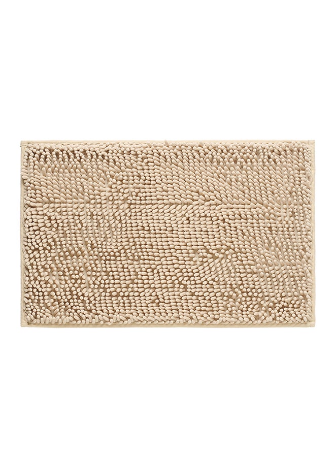 Microfiber Washable Indoor Bath Rug Brown 40×60centimeter - Image 1