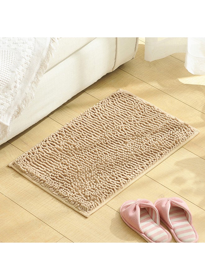 Microfiber Washable Indoor Bath Rug Brown 40×60centimeter - Image 2