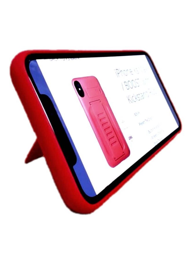 جريب 2 يو غطاء بوست مزود بحامل لهاتف أبل آيفون XS ماكس أحمر - Image 2