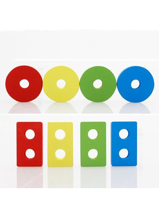 لعبة مطابقة الأشكال الهندسية من الخشب - Image 2