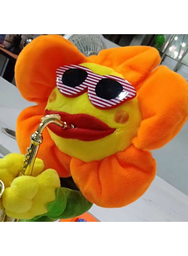 USB Charging Singing Dancing Saxophone Sunflower Electric Toy - Image 4