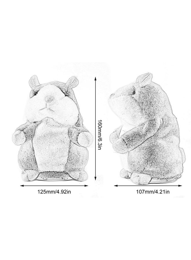 Funny Walking Talking Speaking Nodding Hamster Plush Toy  - Image 3