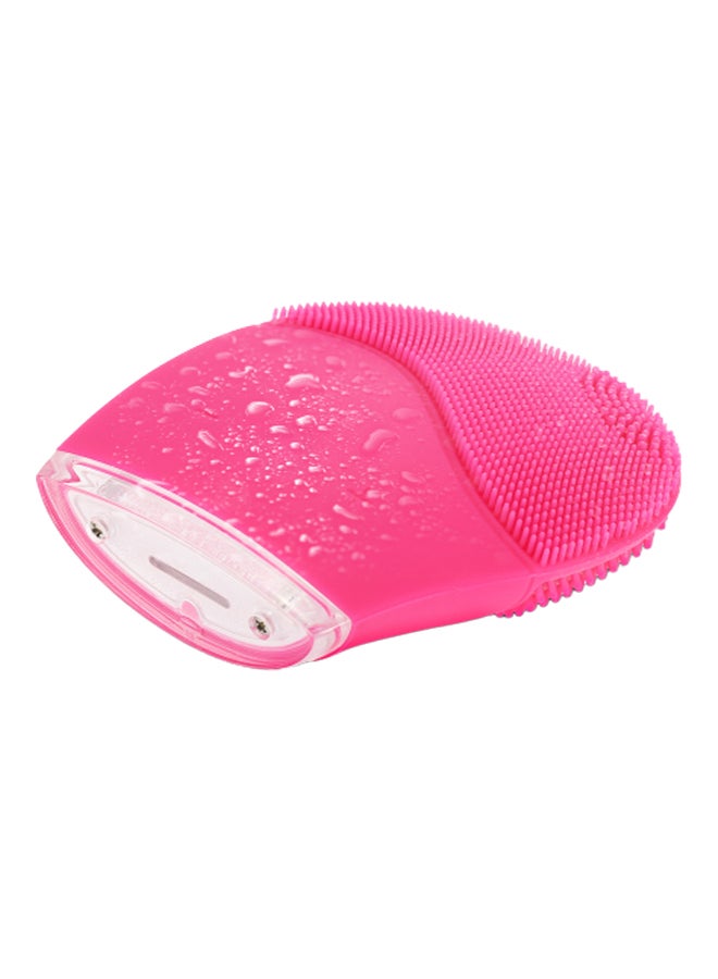 Facial Cleansing Brush Sonic Face Cleanser And Massager Brush Rose Red - Image 2