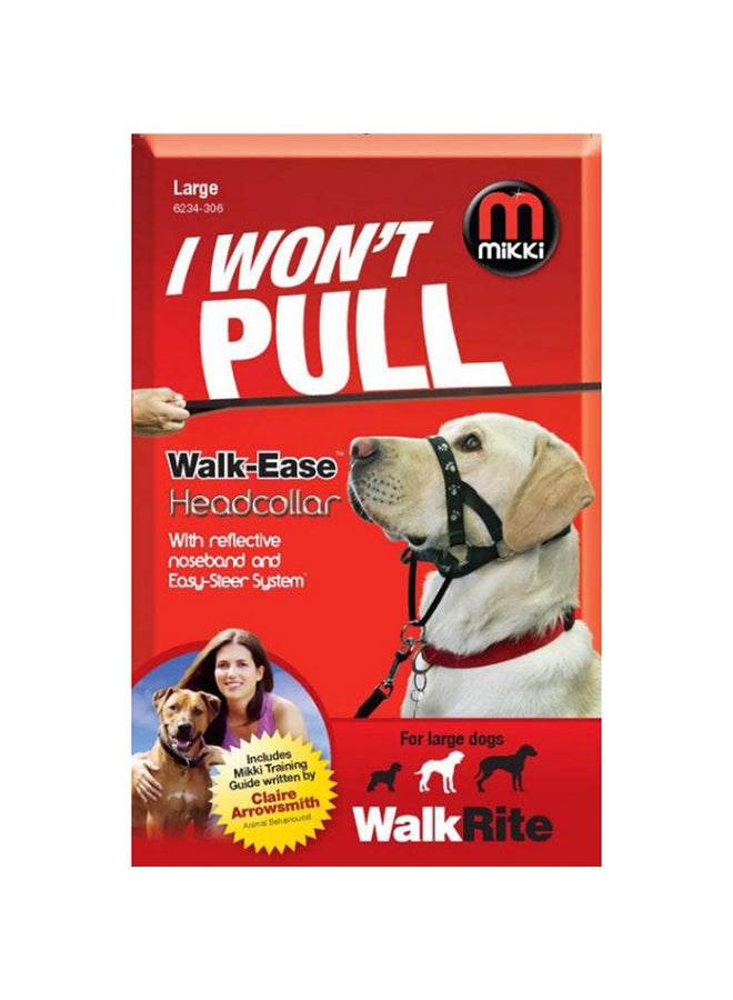 طوق رأس لقيادة الكلاب بسهولة حجم كبير متعدد الألوان 18.5- 19.5سم