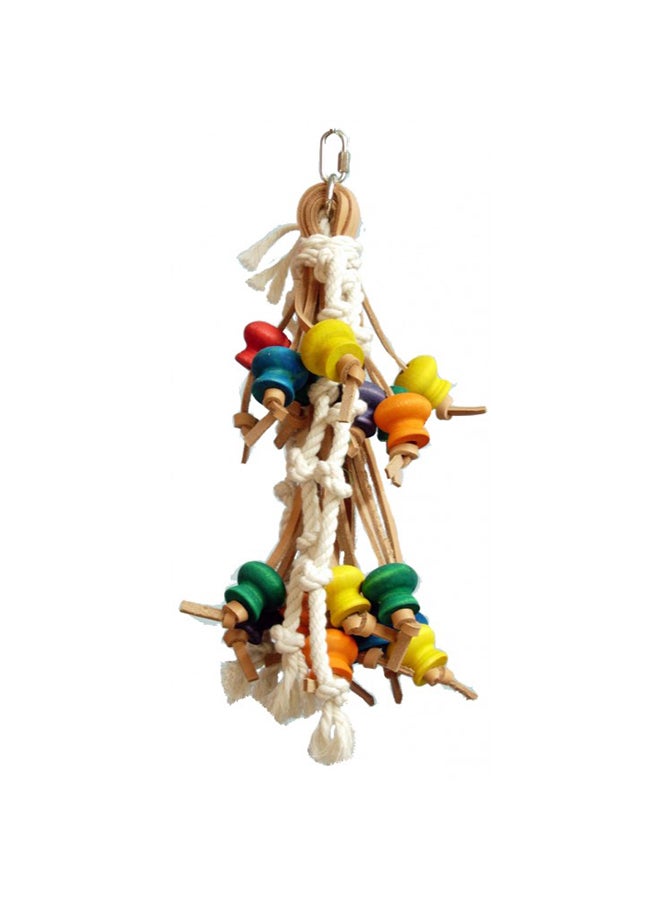 Leather And Rope Toy Multicolour