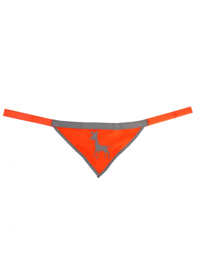alcott - Visibility Dog Bandana, Small - Neon Orange Multicolour - Image 1