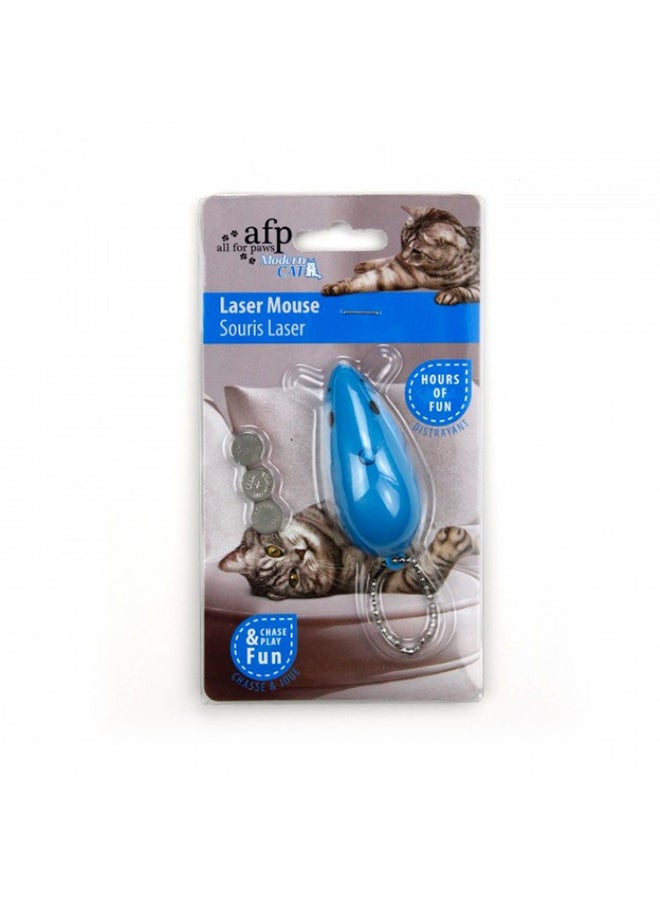 أوول فور بوز لعبة ليزرية على شكل فأر للقطط أزرق