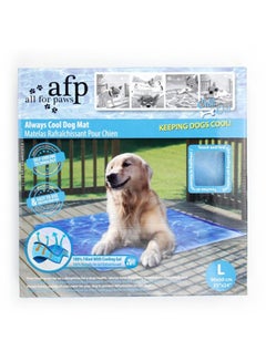 Chill Out Always Cool Dog Mat Large Blue - v1558437139/N25998982A_1