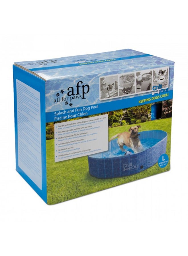 all for paws - Chill Out Splash And Fun Dog Pool Large Multicolor - Image 1
