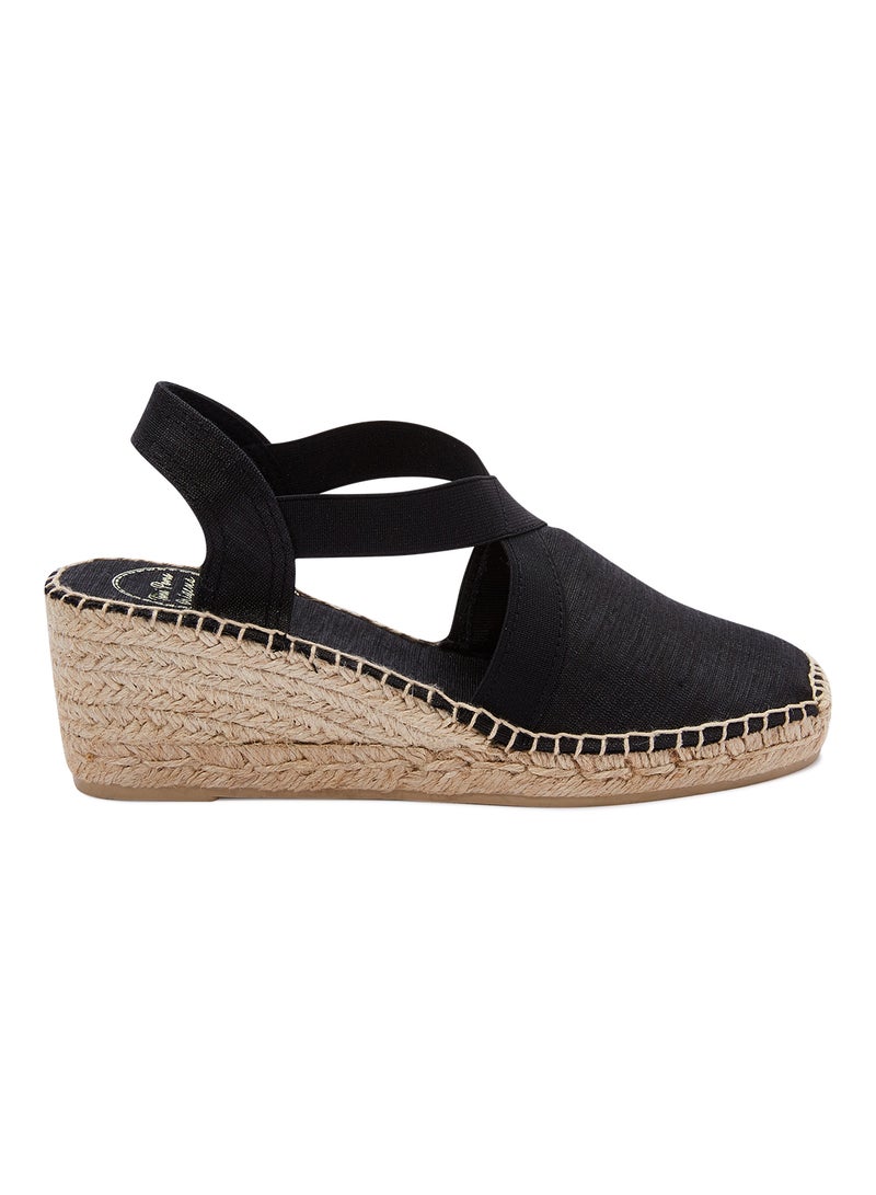 Toni Pons - Tabarca Elastic Strap Sandals Black - Image 1