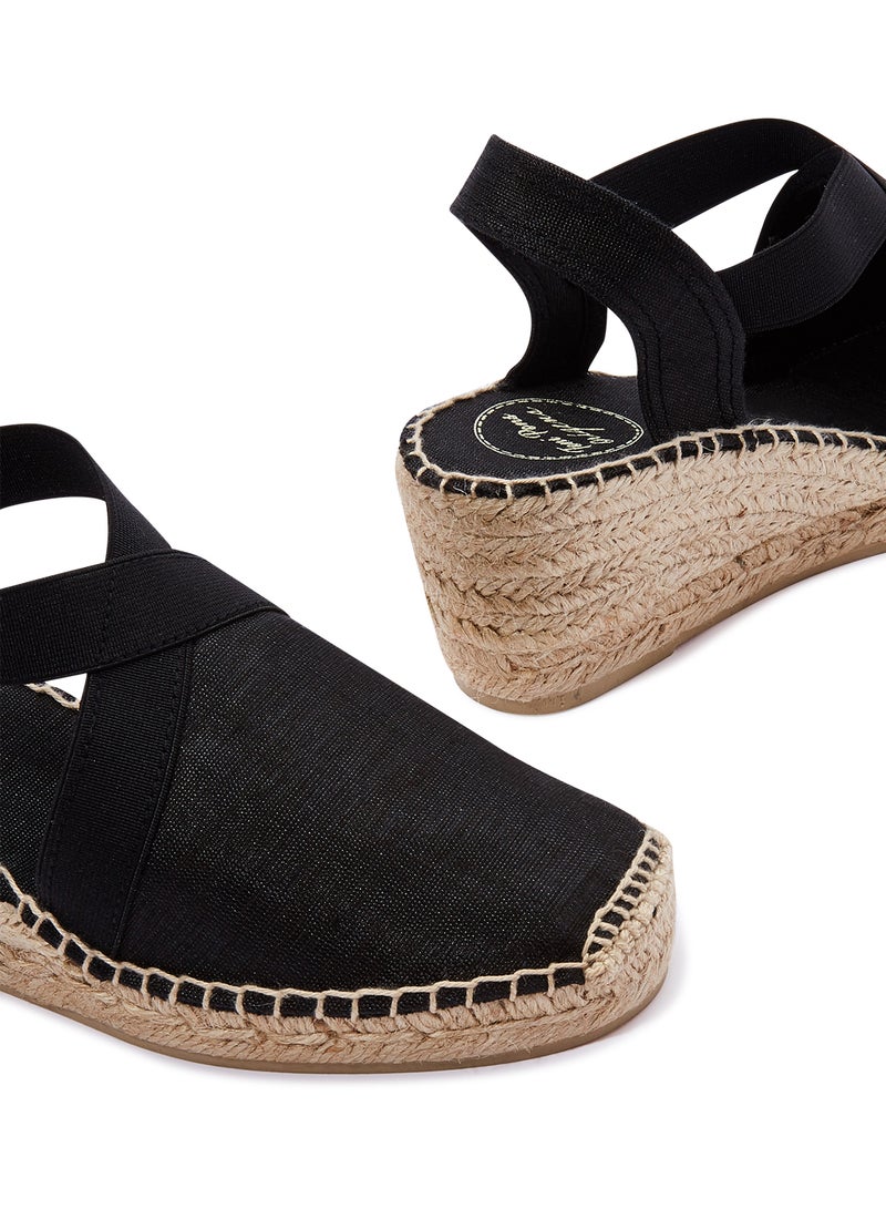 Toni Pons - Tabarca Elastic Strap Sandals Black - Image 1
