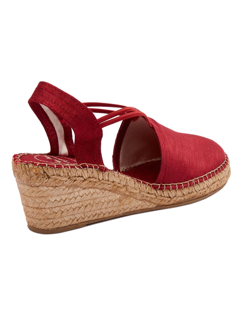 Turia Elastic Strap Sandals Red