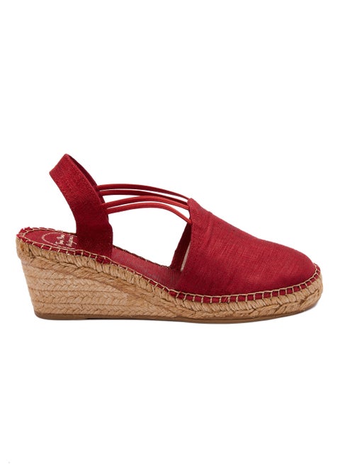 Turia Elastic Strap Sandals Red