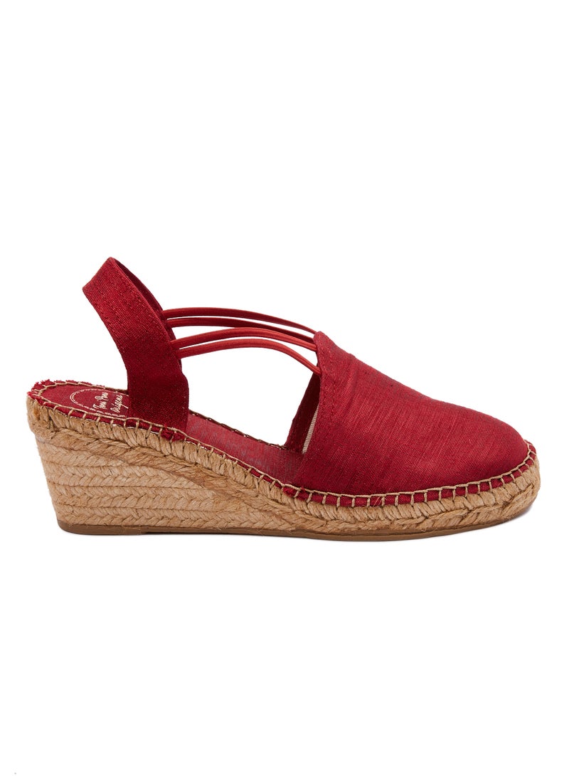 Turia Elastic Strap Sandals Red
