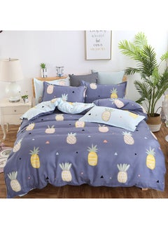 Cool Baby 4-Piece Sanding Plant Printed Bedding Set Polyester Multicolour 230 x 251cm 
