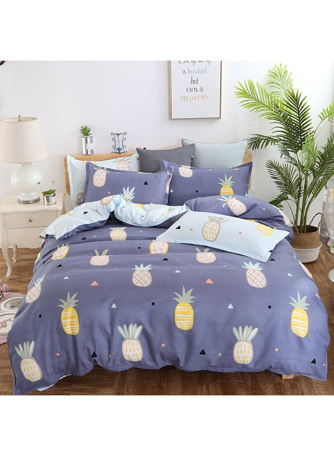 Cool Baby 4-Piece Sanding Plant Printed Bedding Set Polyester Multicolour 230 x 251cm