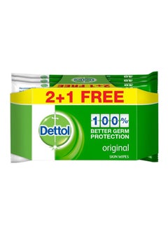 Dettol 3-Piece Germ Killing Wipes 