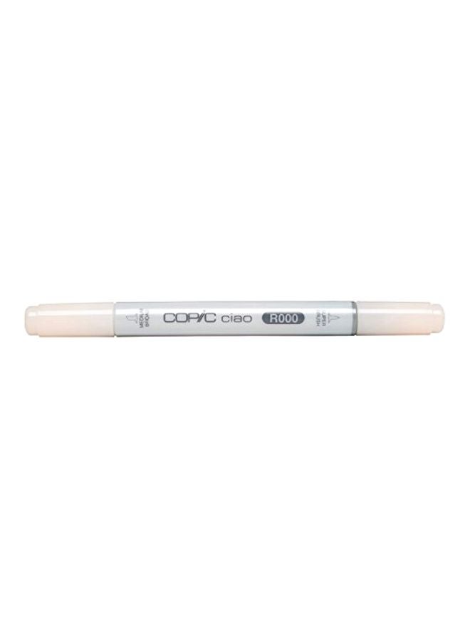 Copic Marker Ciao Marker With Replaceable Nib R000 Cherry White - Image 1