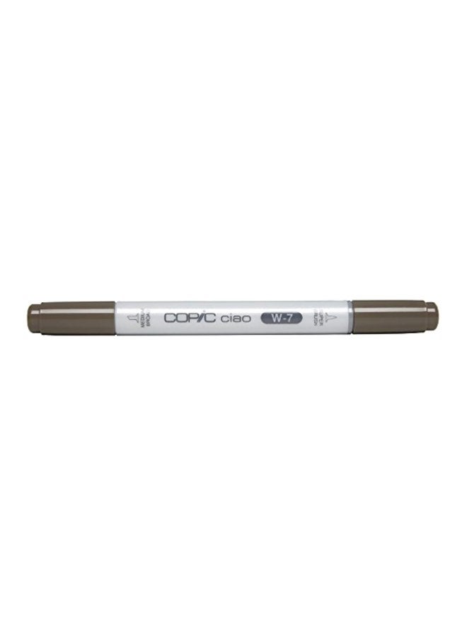 Copic Marker Ciao Marker With Replaceable Nib W7 Warm Grey 