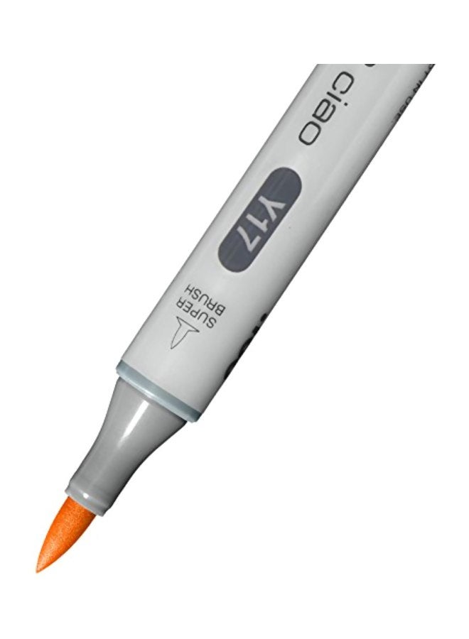Copic Marker - Ciao Marker With Replaceable Nib Y17 Golden Yellow - Image 1