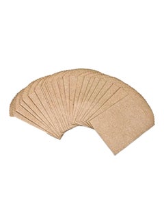 Canvas Corp 25-Piece Mini Gift Bags Kraft Beige 