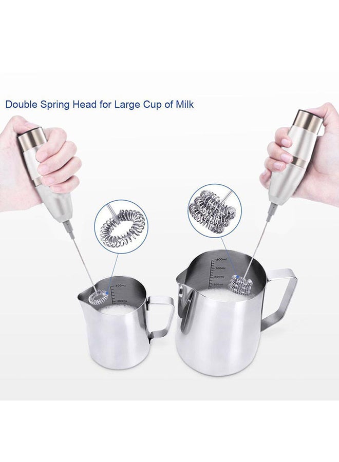 Generic Electric Foam Milk Frother Silver 32x12x6cm  - Image 2