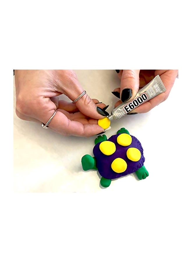 E6000 4-Piece Permanent Bond Adhesive Set Clear - Image 4