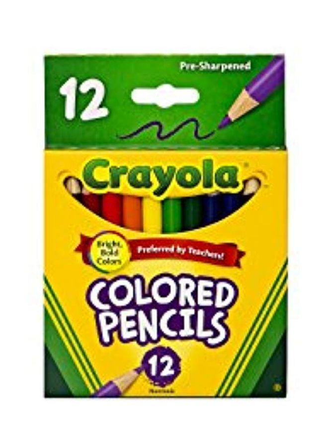 CRAYOLA LLC BINNEY AND SMITH - 12-Piece Colored Pencil Yellow/Green/Red - Image 1