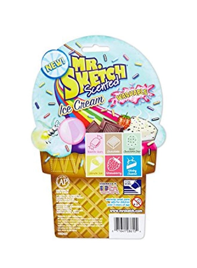 مستر.سكيتش طقم أقلام ماركر مائية قابلة للغسل مكون من 6 قطع أصفر/أحمر/أزرق - Image 2