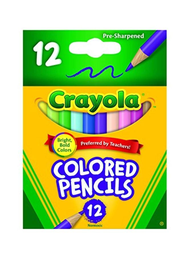 CRAYOLA LLC BINNEY AND SMITH - 12-Piece Colored Pencil Yellow/Green/Red - Image 1