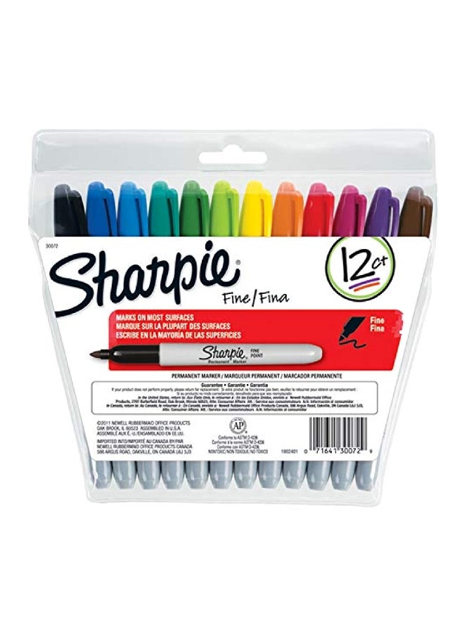 Sharpie 12-Piece Permanent Markers Multicolour - Image 2