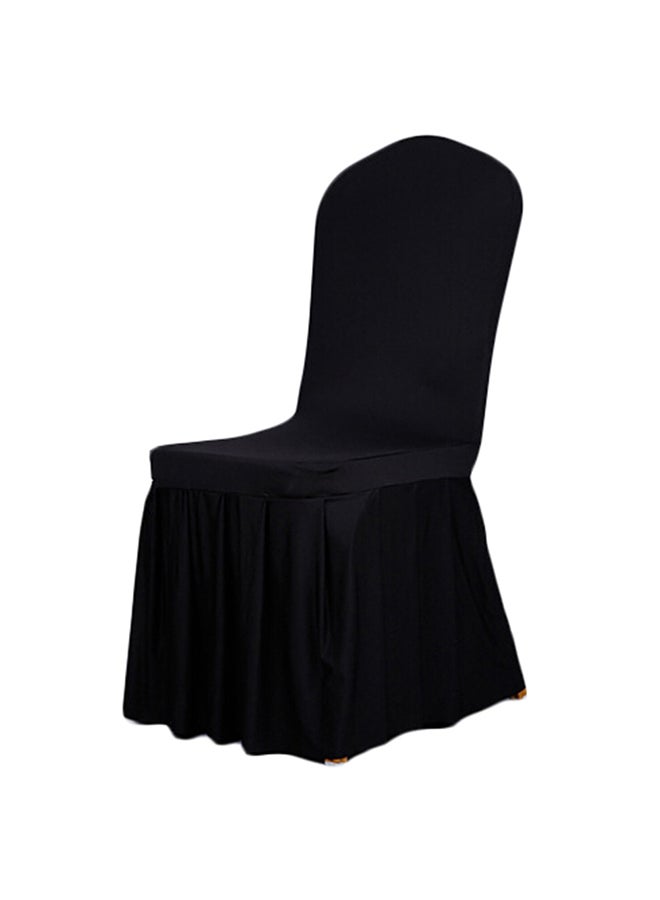 Pleated Skirt Swing Cover Black 8x5cm